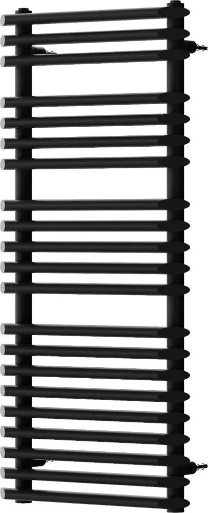MEXEN Akan otopný žebřík/radiátor 1080 x 500 mm, 784 W, černá W121-1080-500-00-70