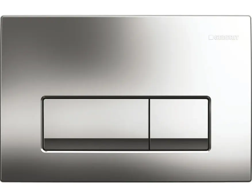 GEBERIT Ovládací tlačítko Delta 51, plast, chrom 115.105.21.1