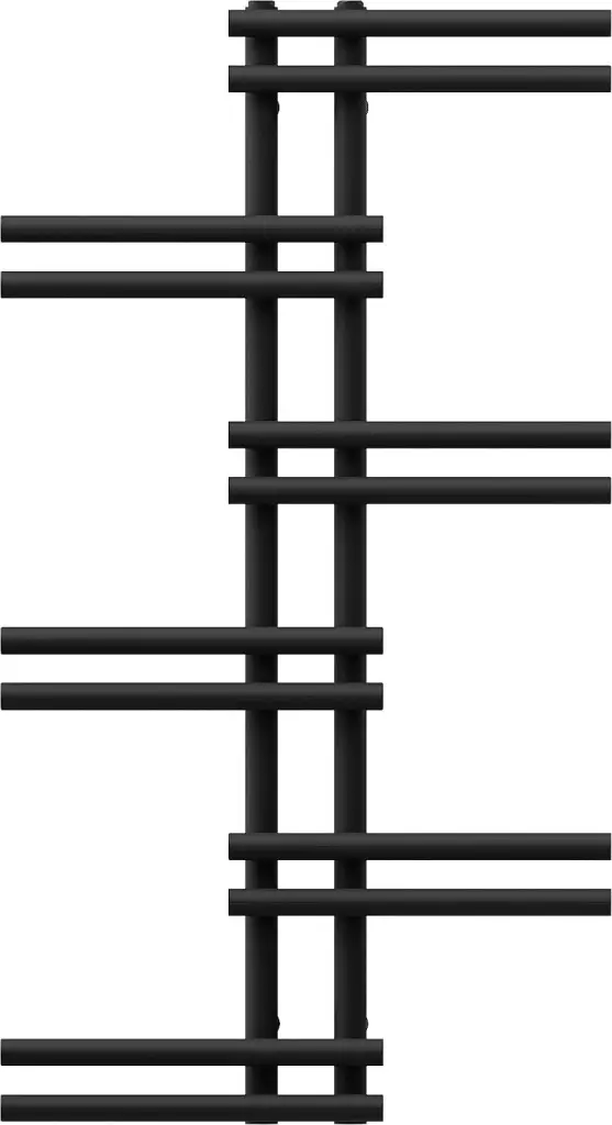 MEXEN Jari otopný žebřík/radiátor 1005 x 550 mm, 339 W, černá W115-1005-550-00-70