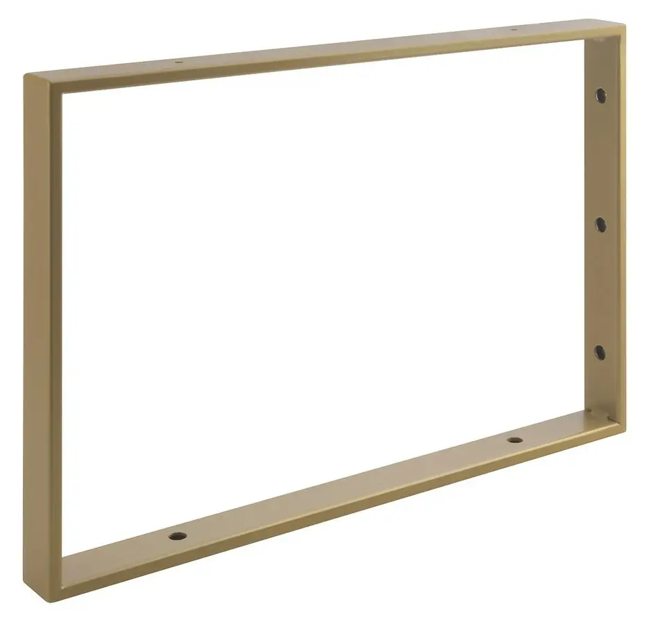 SAPHO - Podpěrná konzole 490x330x40, lakovaná ocel, zlato mat, 1 ks 30377