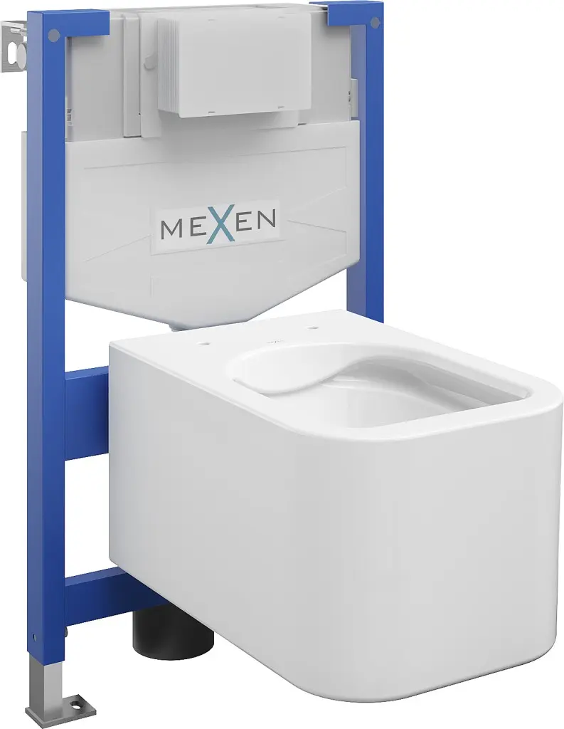 MEXEN/S WC předstěnová instalační sada Fenix XS-F s mísou WC Elis,  bílá 6803391XX00
