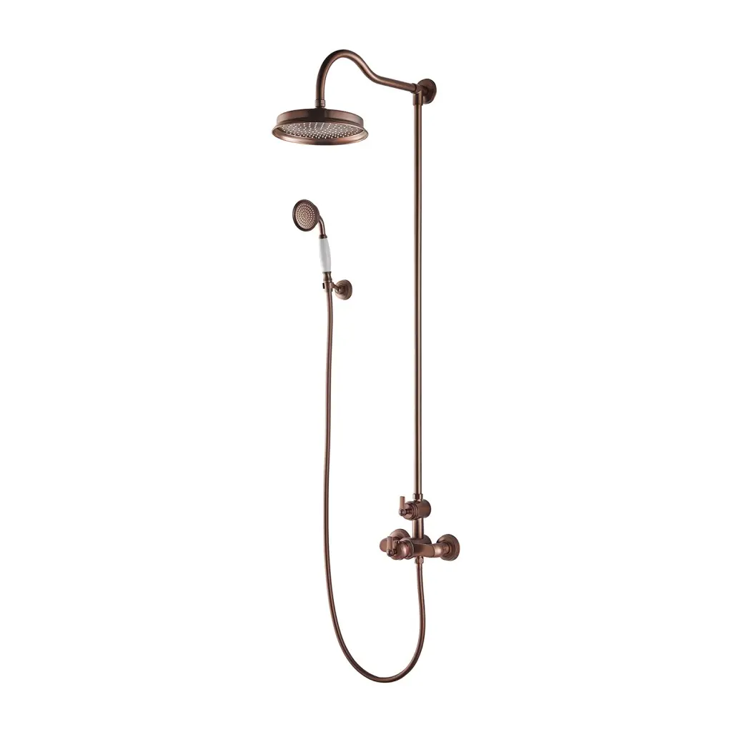 OMNIRES ARMANCE termostatický sprchový sloup měď retro /ORB/ AM5244-6ORB