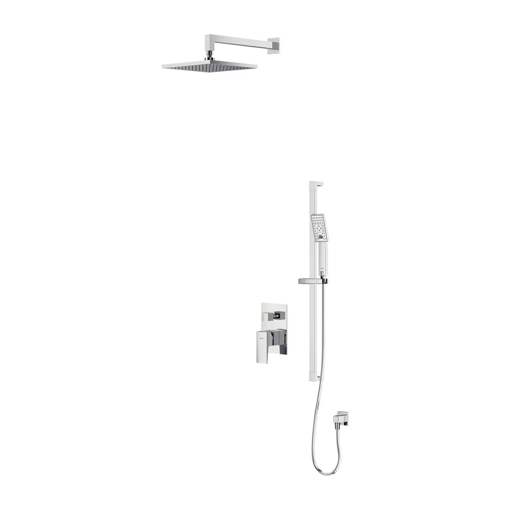 OMNIRES Fresh - Sprchový set s baterií pod omítku, s tělesem, 25x25 cm, 3 proudy, chrom SYSFR11CR