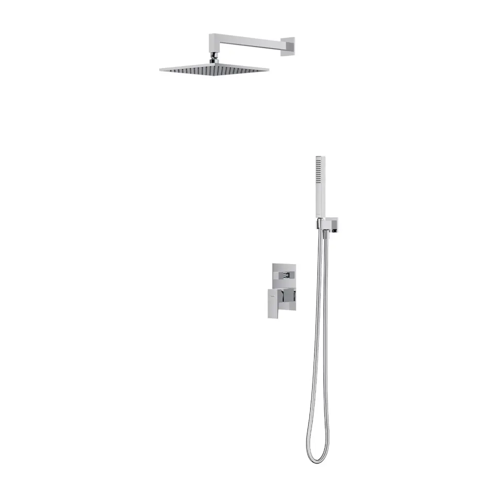 OMNIRES Fresh - Sprchový set s baterií pod omítku, s tělesem, 25x25 cm, chrom SYSFR17CR