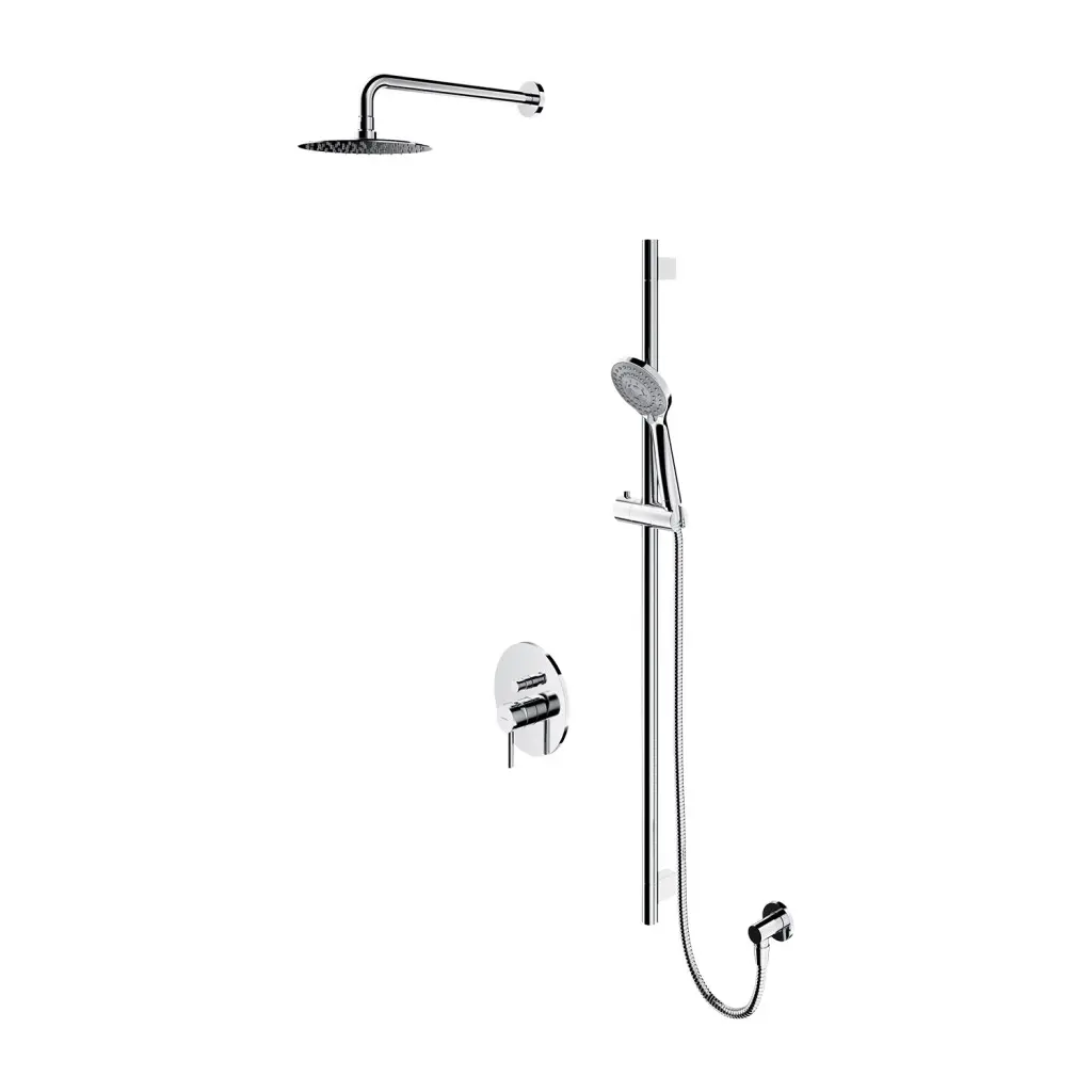 OMNIRES Y - Sprchový set s baterií pod omítku, s tělesem, průměr 20 cm, 5 proudů, chrom SYSY17CR
