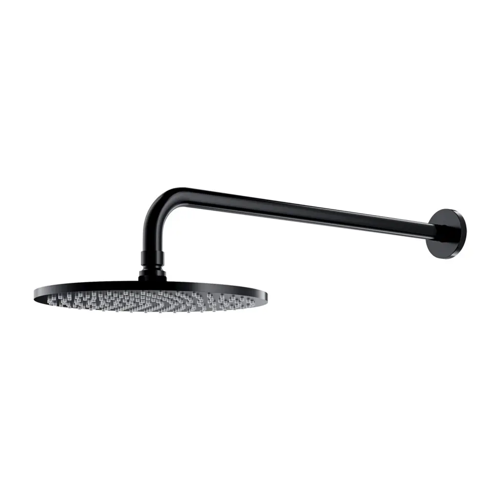 OMNIRES Slimline - Hlavová sprcha, průměr 25 cm, černá WGSET1BL