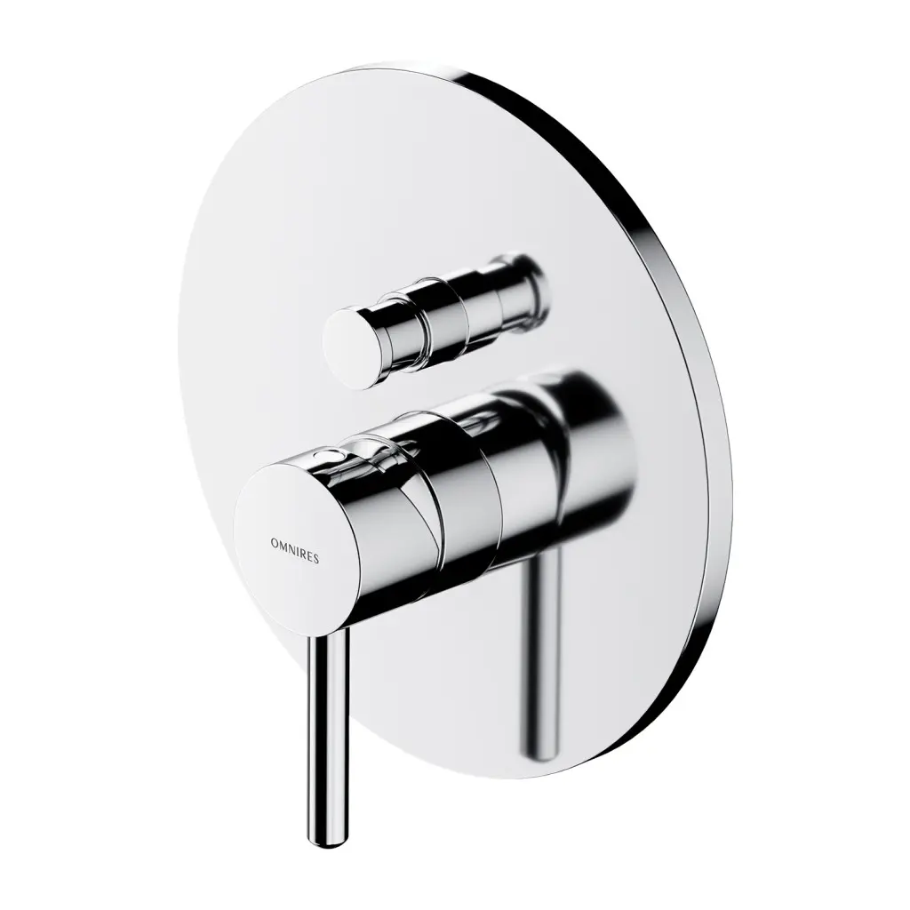 OMNIRES Baterie pod omítku, pro 2 spotřebiče, s tělesem, chrom Y1235CR
