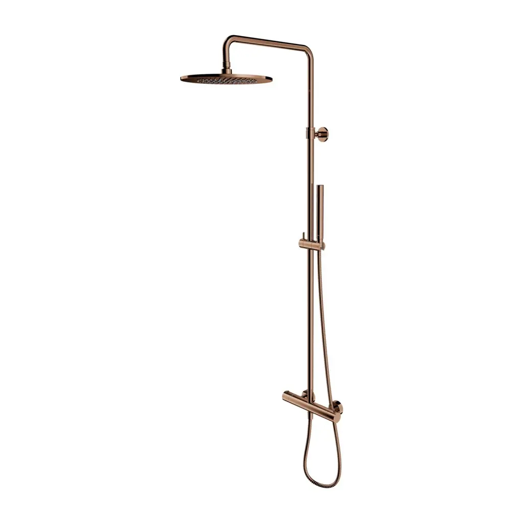 OMNIRES Y - Sprchový set s termostatem, průměr 25 cm, měď Y1244SUCP