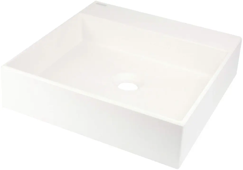 DEANTE Correo alabaster Granit umyvadlo na desku 400x400 mm CQR_AU4S