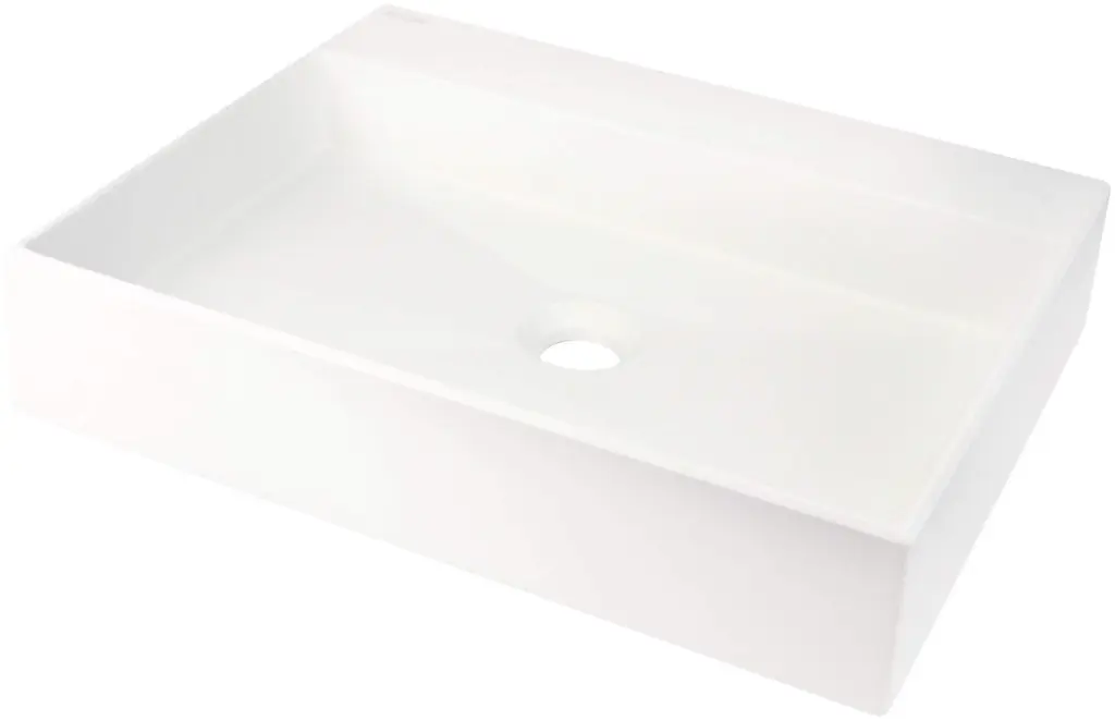 DEANTE - Correo alabaster Granit umyvadlo na desku - 500x400 mm CQR_AU5S