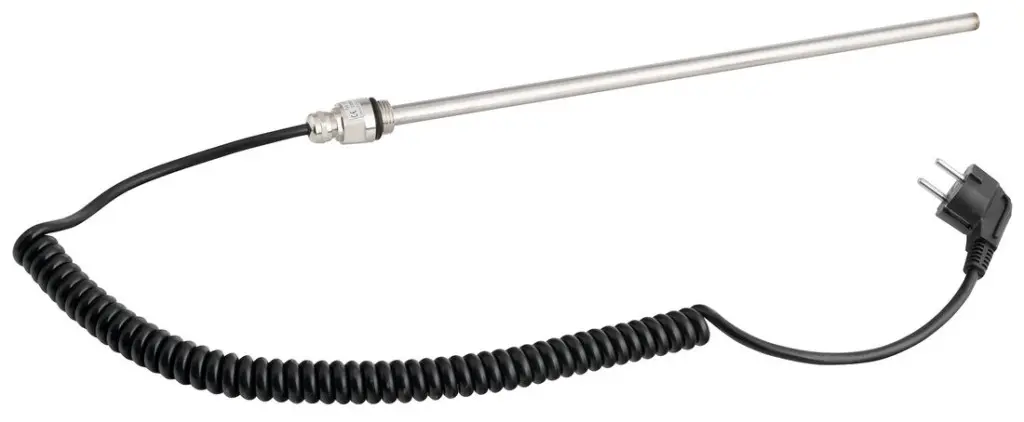 Aqualine Topná tyč, kroucený kabel/černá, 800 W