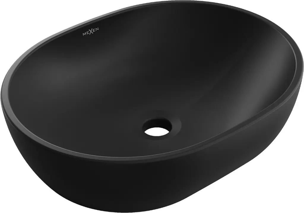 MEXEN Viki umyvadlo na desku 48 x 35, černá mat 21054885