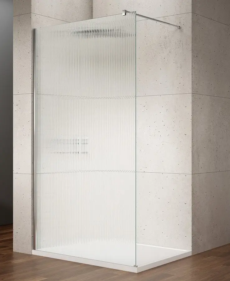 GELCO VARIO CHROME jednodílná sprchová zástěna k instalaci ke stěně, sklo nordic, 1000 GX1510-05