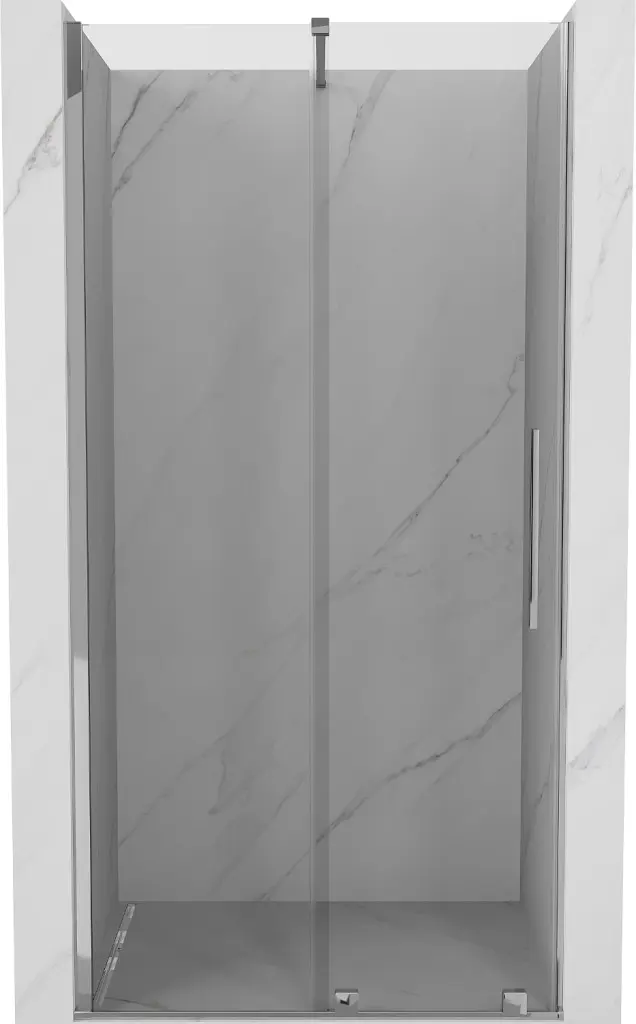 MEXEN/S Velar posuvné sprchové dveře 110, transparent, chrom 871-110-000-01-01