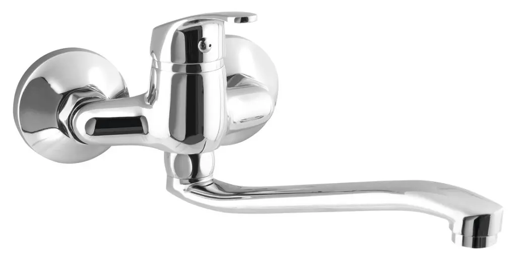 AQUALINE 35 nástěnná baterie, rozteč 100mm, ramínko ploché zvýšené, chrom