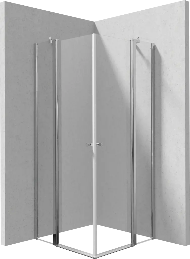 DEANTE/S Sprchový kout dvojité výklopné 100x80 KTSU043P+KTSU042P KERRIA/0407