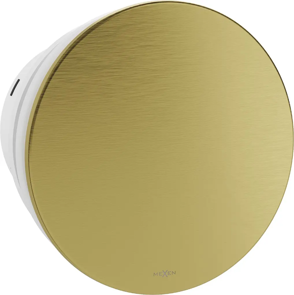 MEXEN AXR 100 koupelnový ventilátor se senzorem vlhkosti, zlatá W9602-100H-50