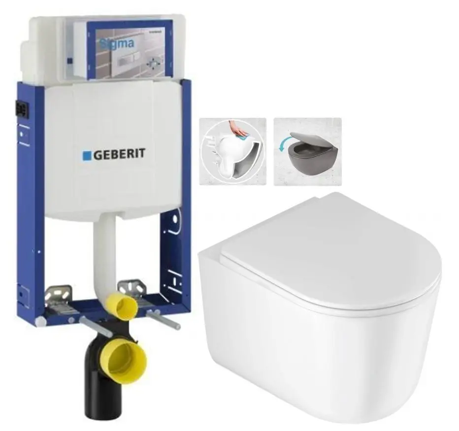 GEBERIT KOMBIFIX ECO, nádržka UP 320 bez tlačítka + WC DEANTE Jasmin se sedátkem RIMLESS /VÍROVÉ SPLACH/ 110.302.00.5 JA1