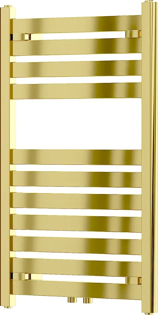 MEXEN Uran otopný žebřík/radiátor 800 x 500 mm, 283 W, zlatý W105-0800-500-00-50