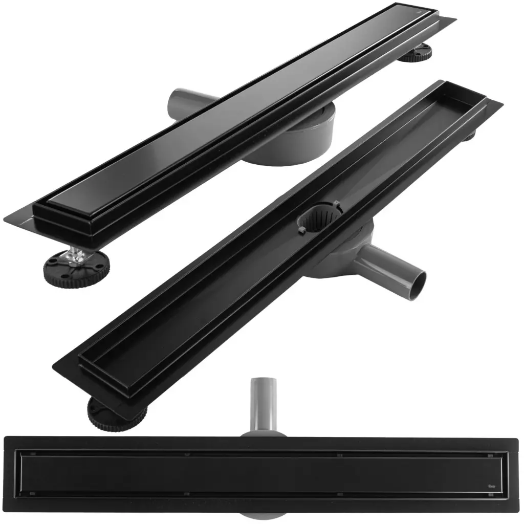 Odtokový žlab REA NEOX PRO 60 cm, černý