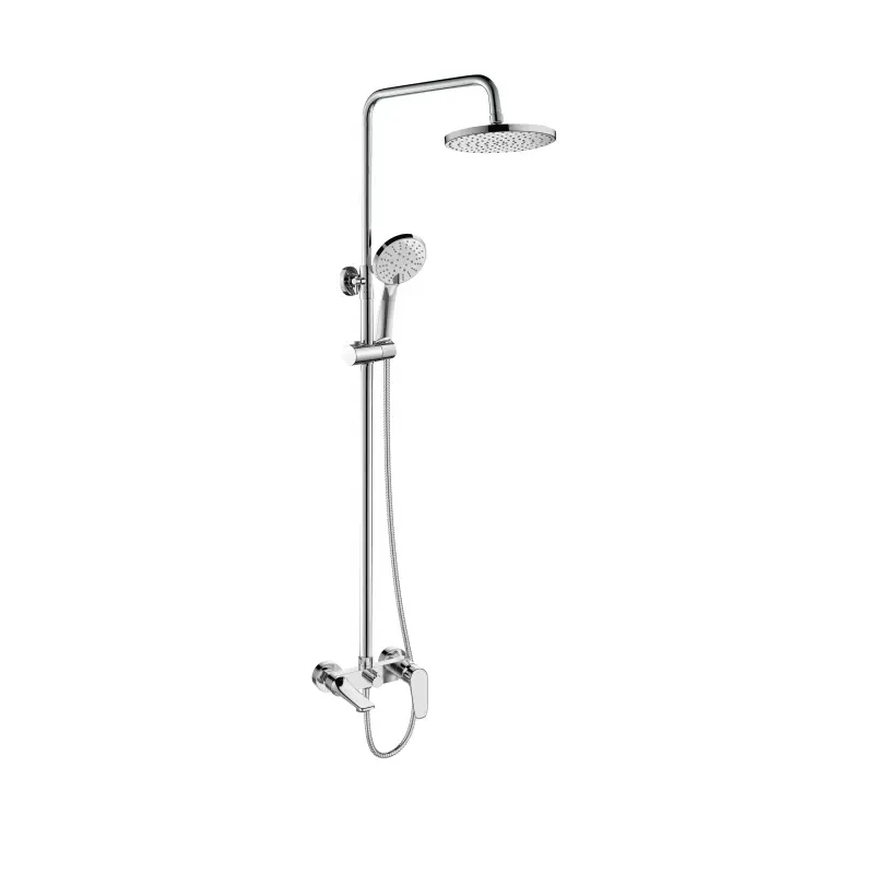 INVENA Sprchový sloup DOKOS s vanovým výtokem chrom AU-19-B01-V