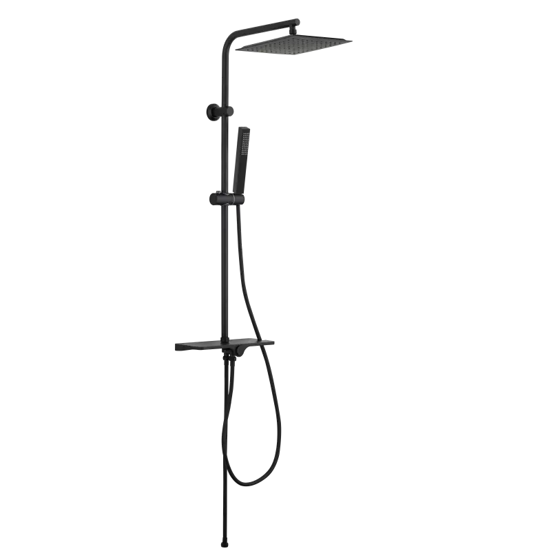 INVENA Sprchový sloup SVART BASIC, černá AU-85-D04-X