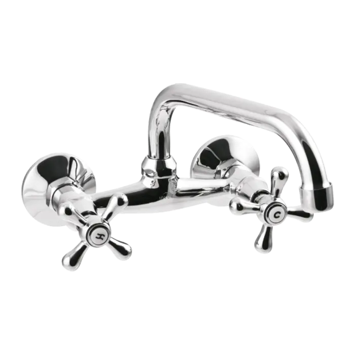 INVENA Umyvadlová/dřezová baterie ROMA, 20cm otočný výtok typu U BC-24-00S-L