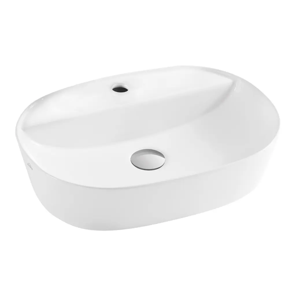 INVENA Oval umyvadlo na desku 50 cm HALIA CE-18-001-C