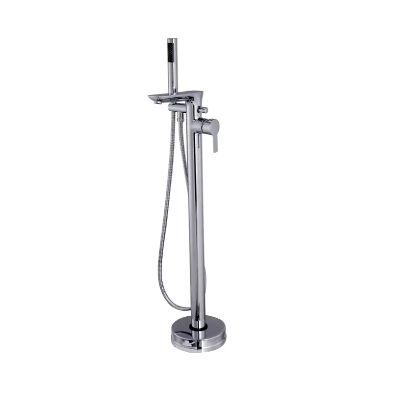 INVENA Volně stojící vanová baterie GLAMOUR Chrom BW-02-W01-V