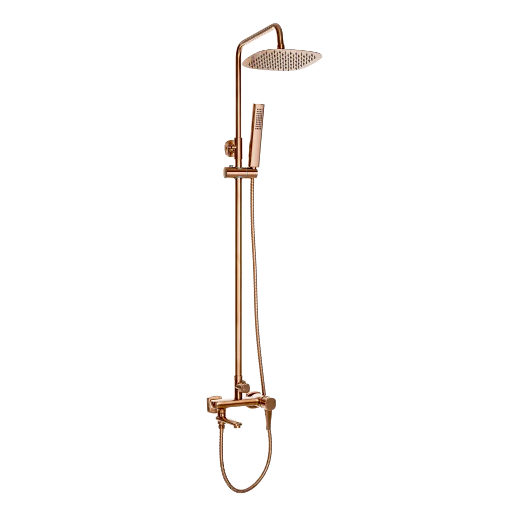 INVENA Sprchový sloup GLAMOUR, měď AU-05-B14-V