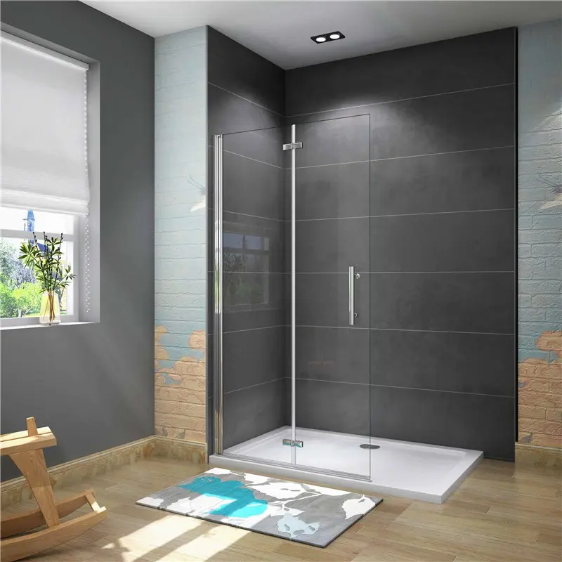 Zalamovací WALK-IN zástěna Melody WF1 86,5x195, čiré sklo