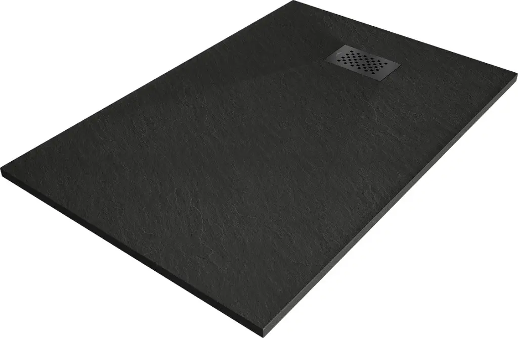 MEXEN/S Hugo sprchová vanička SMC 100x90, černá, krytka černá 42709010-B