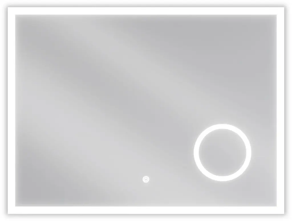 MEXEN - Kala zrcadlo s osvětlením 80 x 60, LED 6000K, 9820-080-060-611-00