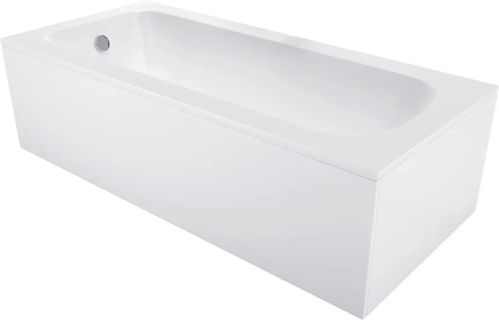 MEXEN/S Vega obdélníková vana 170 x 80 cm s panelem, bílá 55011708000X
