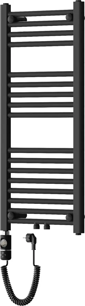 MEXEN/S Mars radiátor + topná tyč 900 x 400 mm, 300 W, černá W110-0900-400-2300-70