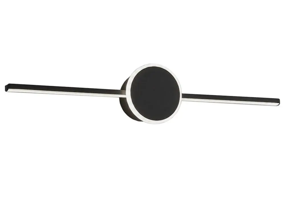TooLight Koupelnové svítidlo s LED Round BLACK 40CM APP848-1W