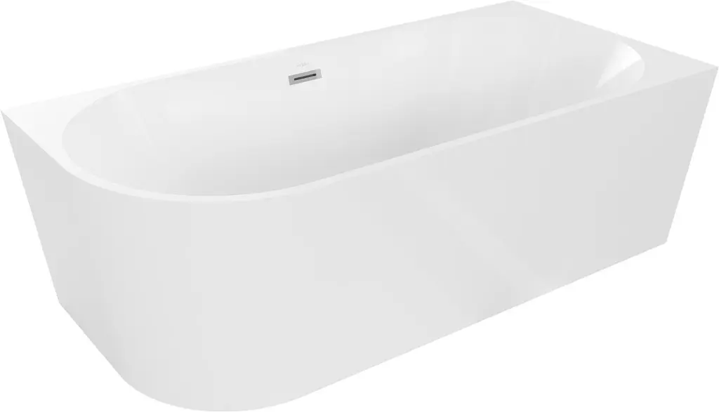 MEXEN Mia vana volně stojící pravá 170x80, bílá, bez krytky přepadu a zátky 52691708000P-SS