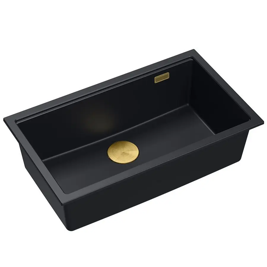 Quadron Granitový dřez Logan 110 Black Černý HQD7644U7_BLM_U