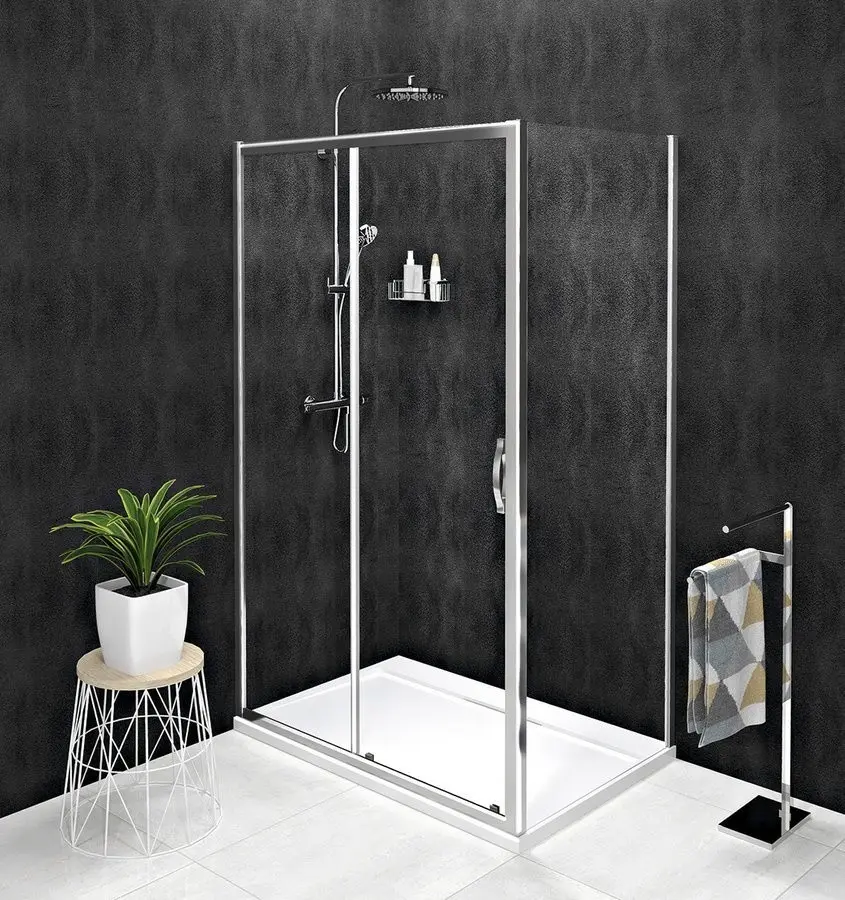 GELCO SIGMA SIMPLY CHROM Obdélníkový sprchový kout 1000x900 čiré sklo, GS1110-GS3190 GS1110-GS3190