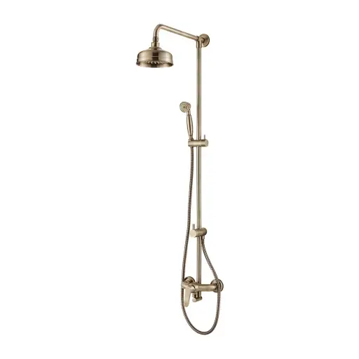 OMNIRES ART DECO sprchový sloup, bronz kartáčovaná AD5144BR