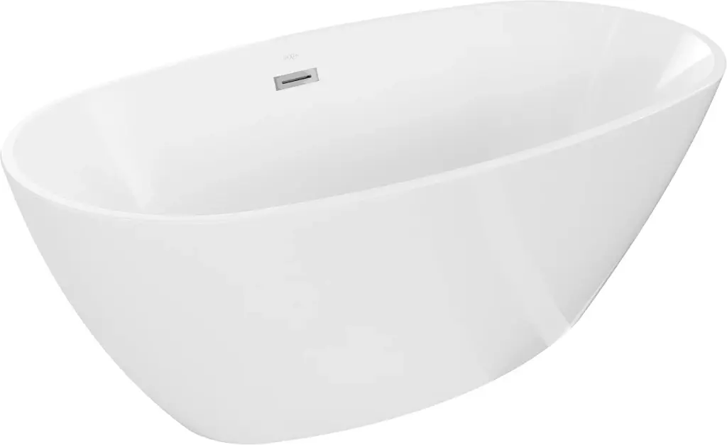 MEXEN ERIS volně stojící vana 155x80, bílá bez krytky přepadu a zátky 53441558000-SS