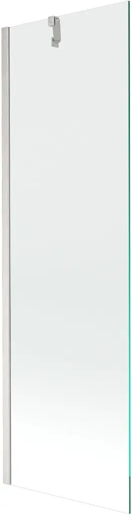 MEXEN/S Next vanová zástěna FIX 60 x 150, transparent, nikl kartáčovaná 895-060-000-00-00-97