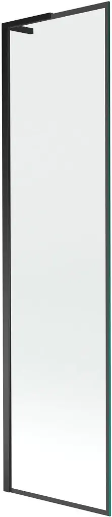 MEXEN/S Next L vanová zástěna FIX 50 x 150, černá vzor, černá 895-050-000-03-70-70