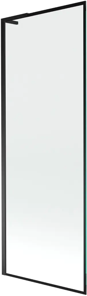 MEXEN/S Next L vanová zástěna FIX 70 x 150, černá vzor, černá 895-070-000-03-70-70