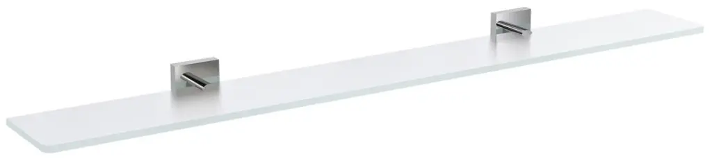 SAPHO X-SQUARE skleněná polička 900, chrom/mléčné sklo XQ009-08