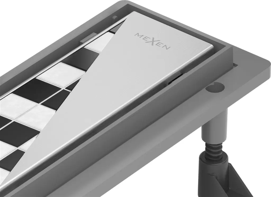 MEXEN Flat ABS odtokový žlab 2v1 80, ino 1069080