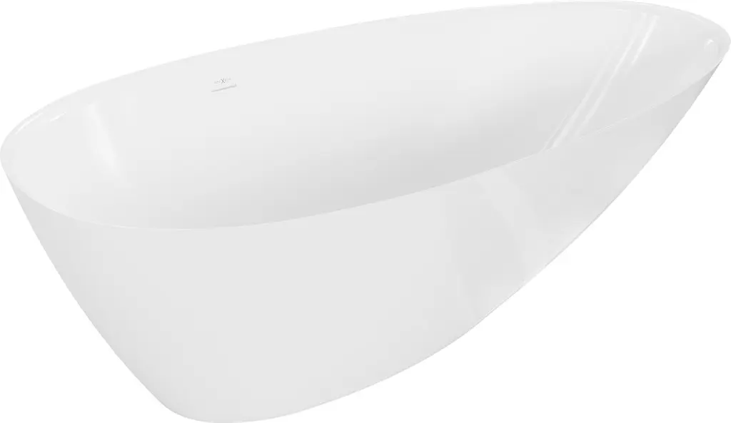 MEXEN Milano volně stojící vana litý mramor 150 x 82, bílá lesk 57301508510