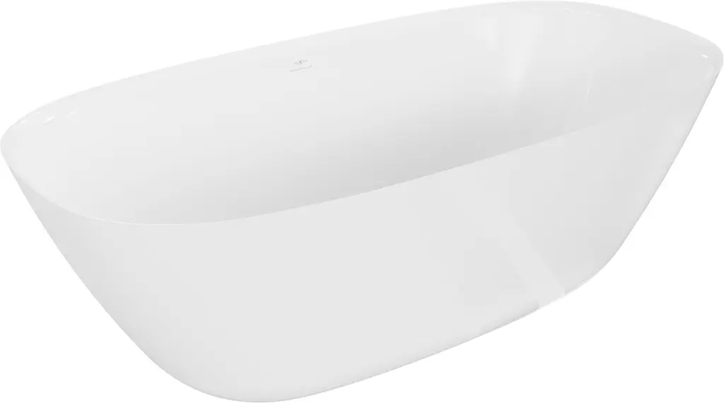 MEXEN Como volně stojící vana litý mramor 150 x 82, bílá lesk 57311508210