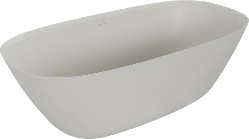 MEXEN Como volně stojící vana litý mramor 150 x 82, beton mat 57311508261