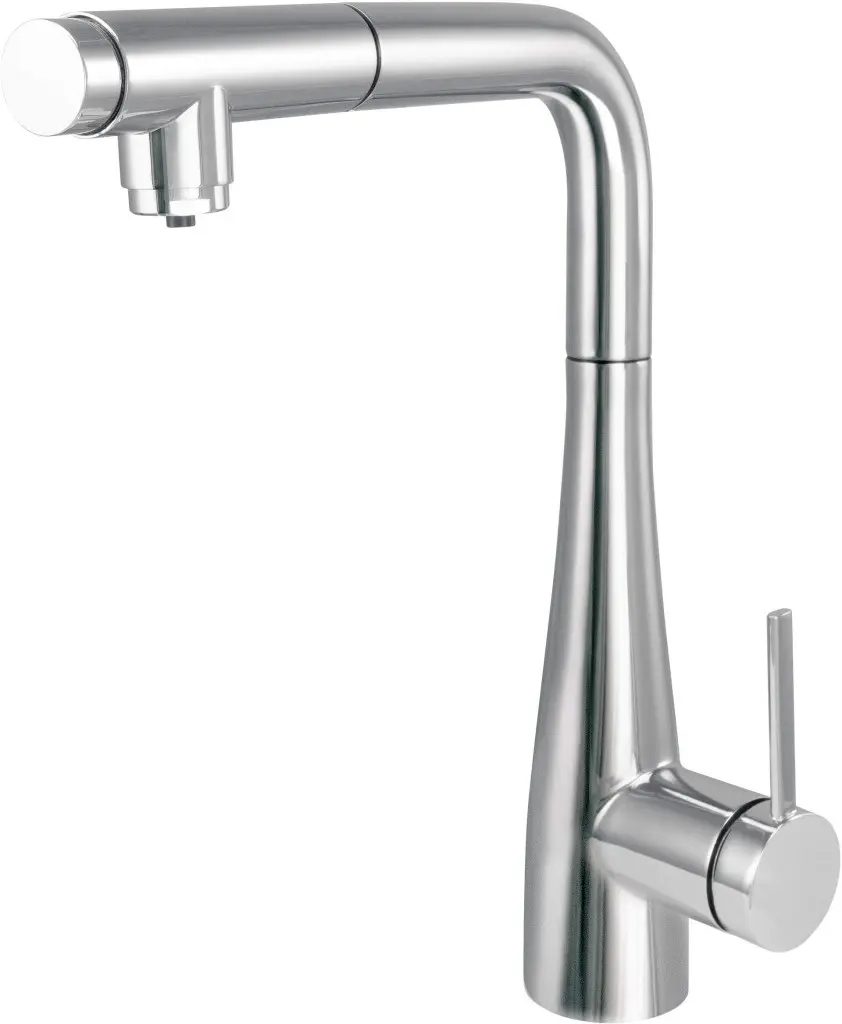 DEANTE Eridan chrom kuchyňská baterie, s připojením vodního filtru, s vytahovací hubicí BRE_075M